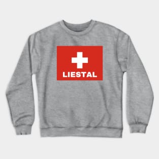 Liestal City in Swiss Flag Crewneck Sweatshirt